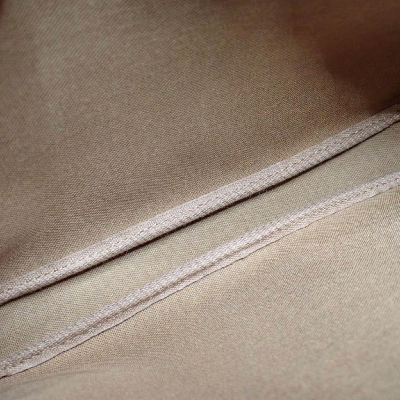 Louis Vuitton Monogram Brown Pochette Bag interior view