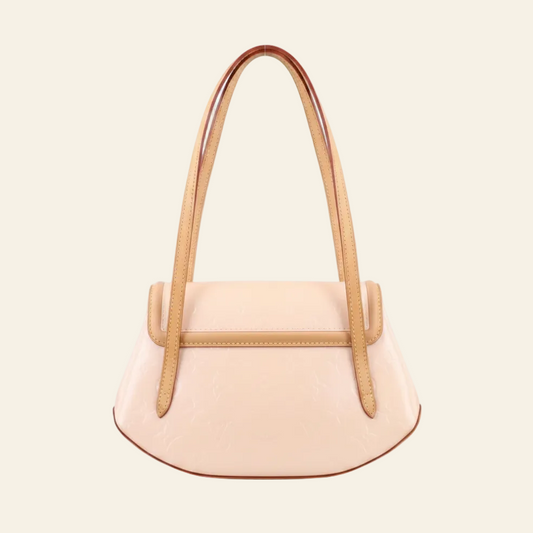 Louis Vuitton Vernis Biscayne Bay Pink Shoulder Bag back view