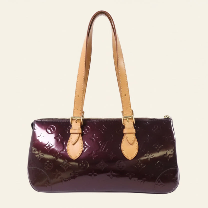 Louis Vuitton Rosewood Burgundy Avenue Shoulder Bag back view