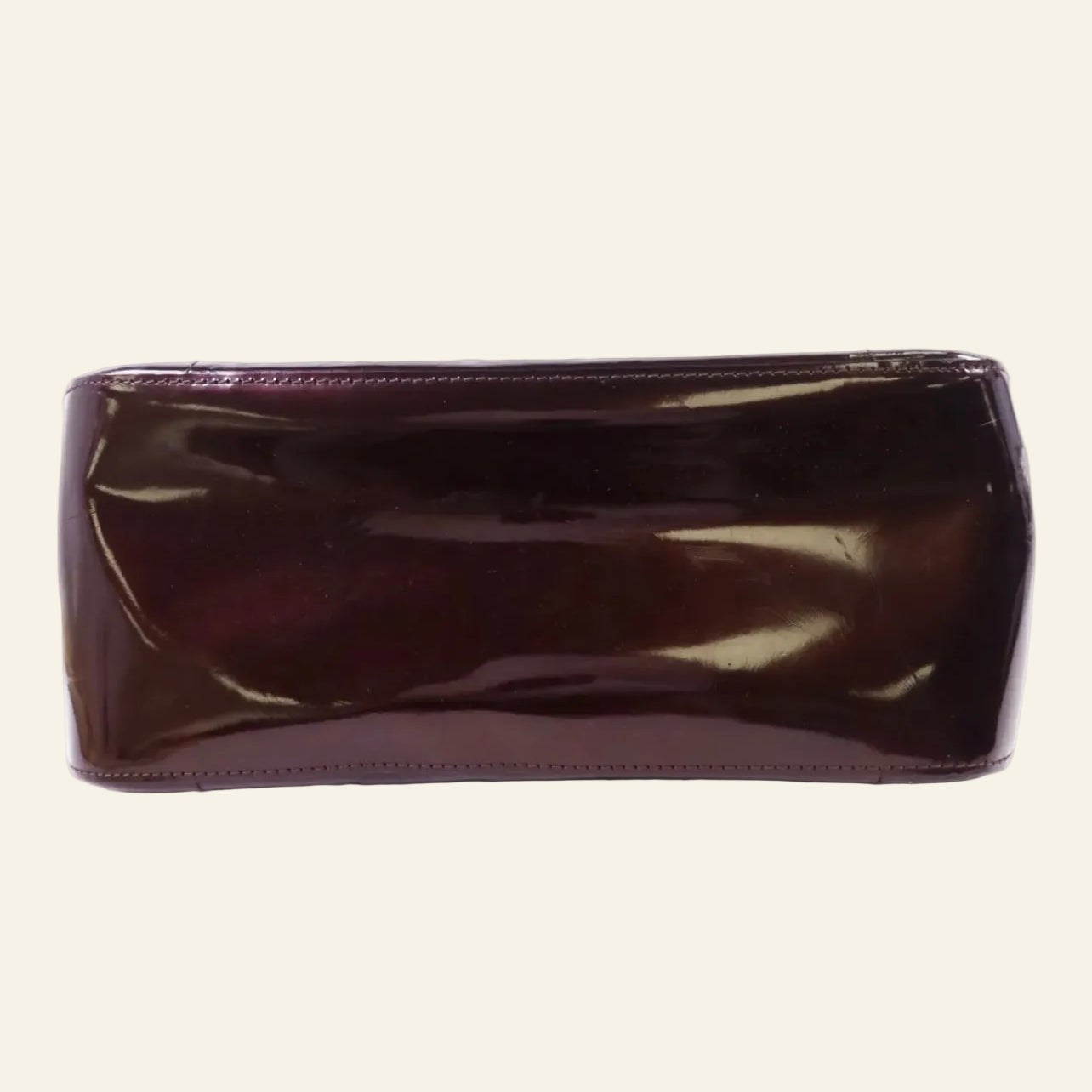 Louis Vuitton Rosewood Burgundy Avenue Shoulder Bag bottom view