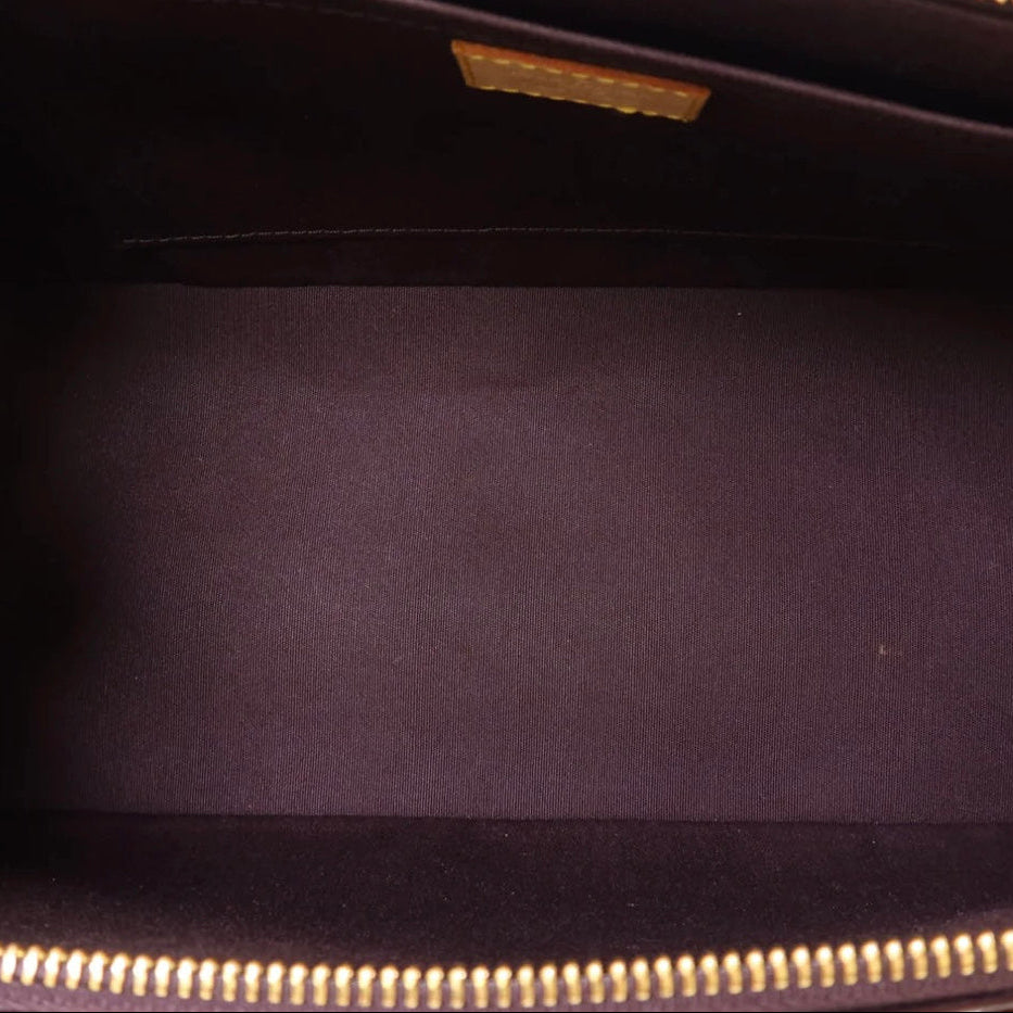 Louis Vuitton Rosewood Burgundy Avenue Shoulder Bag interior view