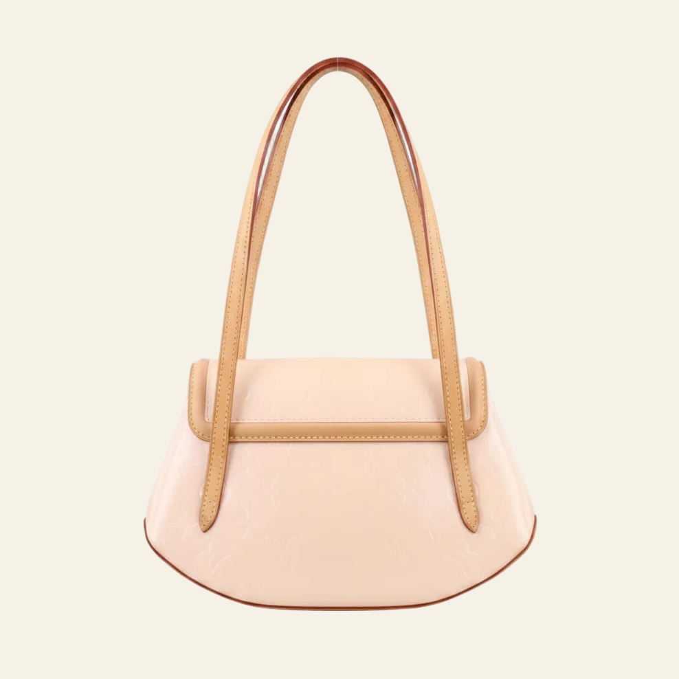 Louis Vuitton Vernis Biscayne Bay Pink Shoulder Bag back view