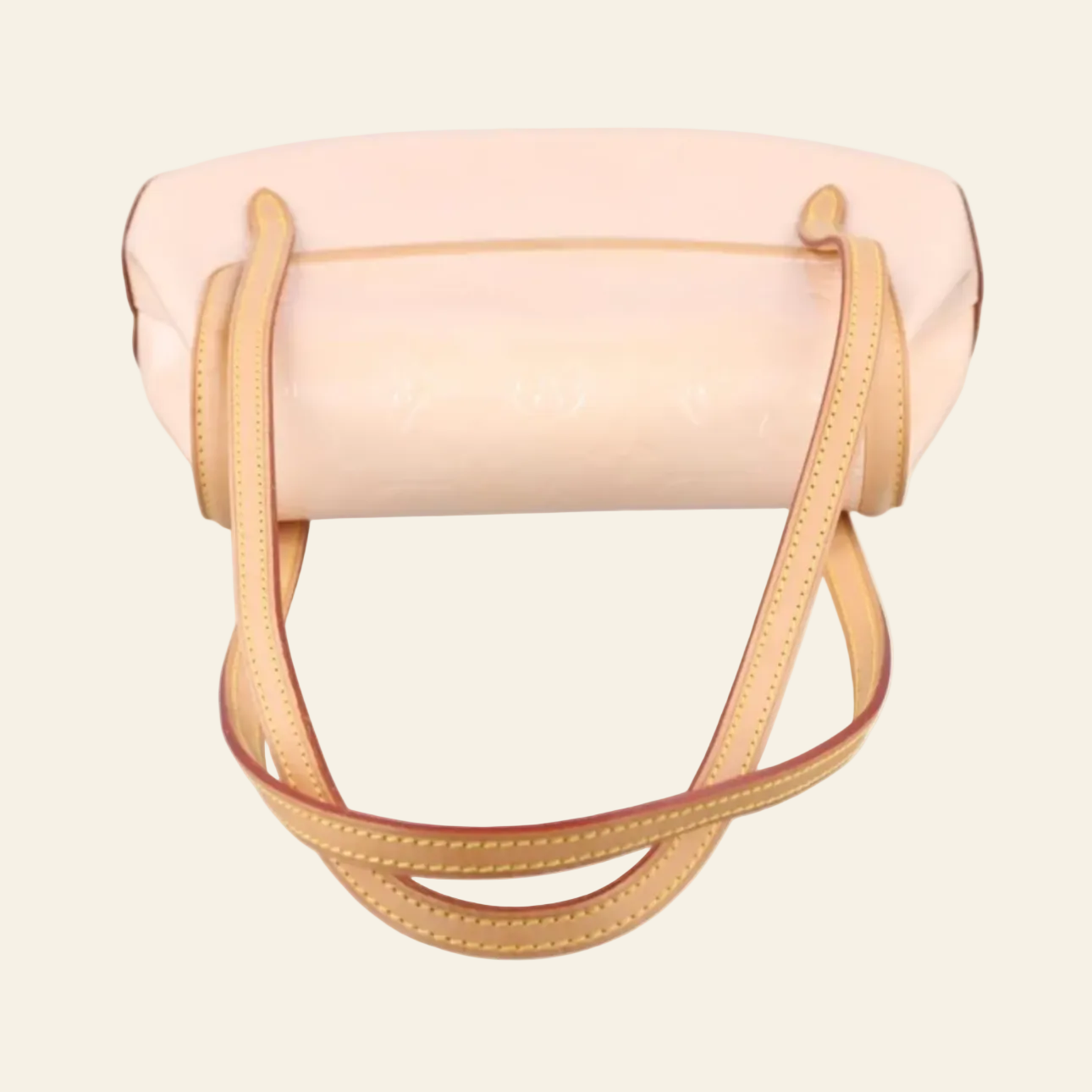Louis Vuitton Vernis Biscayne Bay Pink Shoulder Bag top view